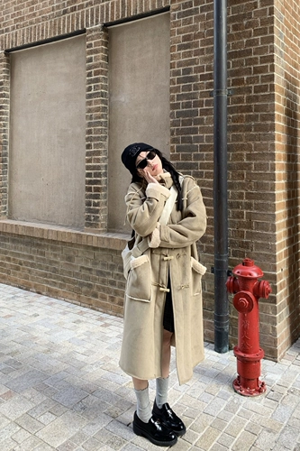 CUTEioi Бархатный плащ с капюшоном, удерживающая тепло куртка