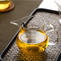 Dày Gongdao kính cốc công bằng thủy tinh chịu nhiệt chất lượng cao Kung Fu trà đặt công cốc trà biển bình pha trà giữ nhiệt lock&lock