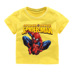 Spider-Man Boy Áo thun ngắn tay Cotton Top 3 tuổi Bé 4 Quần áo mùa hè 5 Trẻ em Một nửa tay áo Trẻ em Mặc áo phông - Áo thun áo thun trẻ em giá rẻ Áo thun