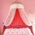 công chúa Hàn Quốc rèm cửa giường vỏ bánh lớp ren trang trí màn chống muỗi trẻ em đôi dây kéo con dấu công chúa Phòng - Bed Skirts & Valances rèm giường ngủ Bed Skirts & Valances