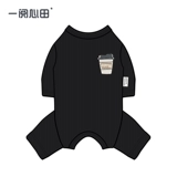 一阅心田 Возьмите парня внутри куртки, четырех -одежду для защиты живота, плюшевой одежды для собак, чтобы сохранить дом в теплом доме