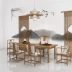 Bàn trà bàn cà phê gỗ Trung Quốc và ghế mới kết hợp giữa phòng khách bàn trà trà văn phòng nội thất tối giản Zen - Bàn trà mẫu bàn sofa đẹp Bàn trà