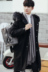 Mùa đông mặc lớn cổ áo lông thú ấm dày bông lỏng phù hợp với những người yêu thích Hàn Quốc phiên bản của phần dài nam giới và phụ nữ bông coat jacket bông áo khoác Trang phục Couple