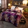 New vàng mùa đông chồn cashmere dày chăn ấm Phalle hô flannel chăn đôi ký túc xá độc thân - Quilt Covers bộ chăn ga gối đẹp