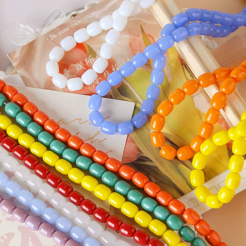 Стеклянное украшение-шарик, браслет из бисера ручной работы, стеклянные бусины, аксессуар, аксессуары, DIY