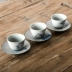 Shengshan đồ đá cốc chén gốm gốm Kung Fu bộ trà phụ kiện trà vẽ tay màu xanh và trắng đế lót ly cổ - Trà sứ