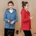 Áo cotton nữ 2019 mới mùa thu đông mẫu cotton ngắn đoạn ngắn Phiên bản Hàn Quốc của áo khoác dày cho nữ chống mùa - Bông