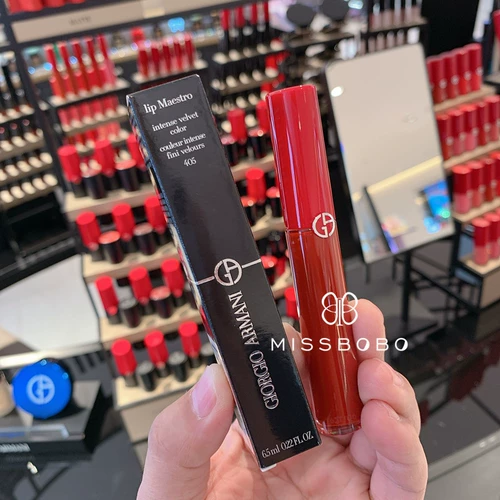 Armani Velvet Lip Glaze вал красная трубка 205 206 400 405G 415 416 417#