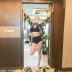 2019 mới Hàn Quốc gợi cảm set đồ hai dây tụ tập bikini cạp cao xẻ mỏng đan áo tắm nữ - Bộ đồ bơi hai mảnh 	bộ áo tắm 2 mảnh Bộ đồ bơi hai mảnh