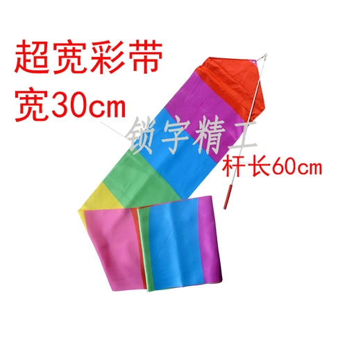 Арт -гимнастика полоса пропускания и долгосрочная фитнес -реквизита Dance Ribbon Multi -Color Broad Color Besp -Бесплатная доставка.