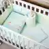 Bộ đồ giường trẻ em AUSTTBABY Bộ đồ giường cotton sơ sinh Bộ bảy chiếc giường cho bé Bảy miếng có thể giặt được - Túi ngủ / Mat / Gối / Ded stuff