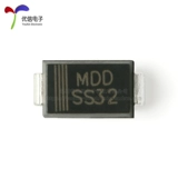 Оригинальный подлинный SS32 SMA (DO-214AC) 20V3A Patch Shattki Diodes 10