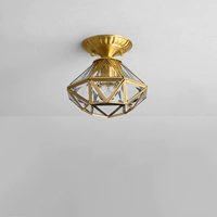 Креативный медный потолочный светильник для беседки для коридора, популярно в интернете