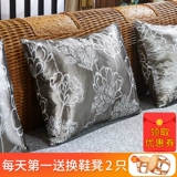 Комбинация дивана ротана небольшая квартира угловой диван роттан семейный гостиная индонезийский ротан