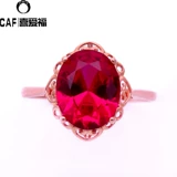 Ювелирное украшение, модное ожерелье, красные серьги, Россия, 14 карат, европейский стиль, легкий роскошный стиль, с драгоценным камнем