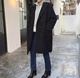 Áo khoác len dài 2016 cho nữ mùa thu đông mới Thời trang Hàn Quốc giản dị áo khoác cashmere dày - Áo Hàn Quốc áo dạ lông cừu nữ đẹp Áo Hàn Quốc
