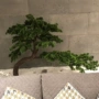 Mô phỏng cây thông chào đón cây thông Luo Hansong Zen cắm hoa lớn cành phòng khách bonsai hoa Trung Quốc trang trí - Hoa nhân tạo / Cây / Trái cây lá giả trang trí
