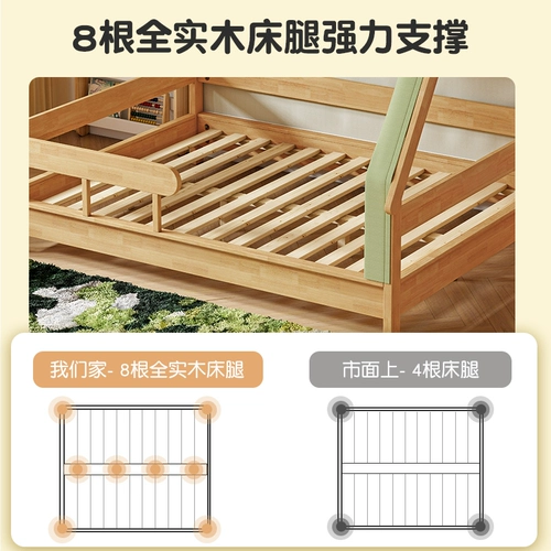 Кроватка из натурального дерева, палатка для мальчиков и девочек