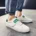 2018 mùa thu mới giày thấp nam phiên bản Hàn Quốc của xu hướng giày trắng thoáng khí Velcro giày sinh viên thời trang hoang dã giày thể thao chính hãng Giày thấp