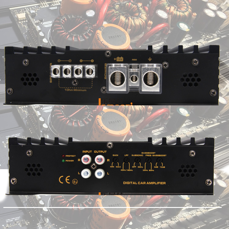 D class WUDI fever car amplifier 8808.1 digital car high power single