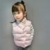 Cô gái vest mùa đông 2017 mới của Hàn Quốc quần áo trẻ em nữ bé xuống bông độn vest 1-2-3-4-5 tuổi Áo ghi lê