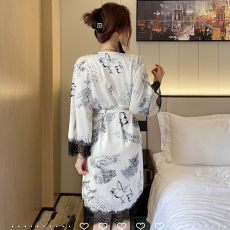 Купальник для пары 品牌折扣店商场专柜撤回女装清仓外贸剪标性感轻奢睡衣女套装白99 OTHER