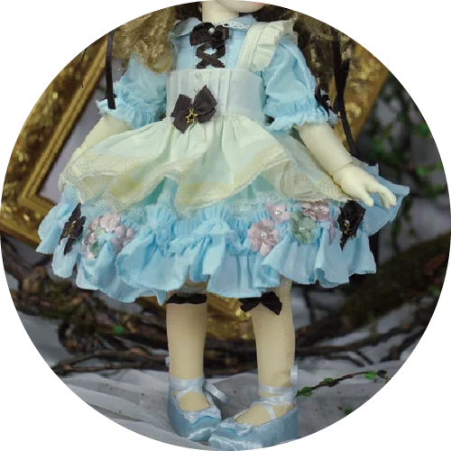 [Well] Aimerai X Code Noir Rabbit Dress Six points 1/6bjd детские платья