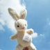 Em gái mềm dễ thương chú thỏ trắng dễ thương đồ chơi búp bê sinh nhật với búp bê quà tặng siêu mềm - Đồ chơi mềm