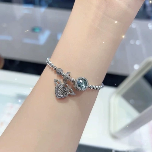 梵潘多拉帝 Морское украшение-шарик, бусины, браслет, коллекция 2023, серебро 925 пробы