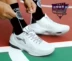 Li Ning Flash Thế hệ thứ 3 Bạc hà thiên nga trắng Bông tuyết 3M Phản quang thấp Giúp giày bóng rổ ABAL053-1-3 - Giày bóng rổ giày thể thao nam hà nội Giày bóng rổ