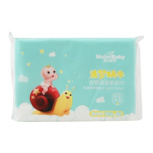 Meierbaby Dream Snail Увлажняющие мягкие салфетки для беременных и младенцев, 120 листов/упаковка