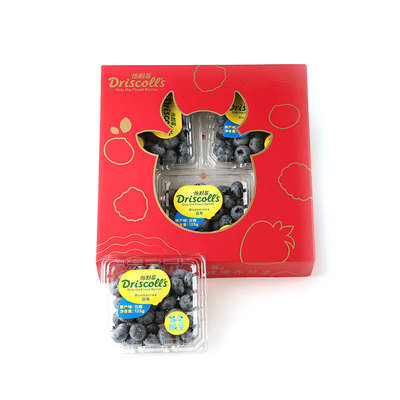 Черника Driscolls Yunnan экстракрупная 125г*4 (подарочная коробка)