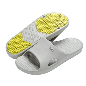 Shoe Home Нескользящие мужские тапочки DS202/8013M Светло-серые, размеры 44-45