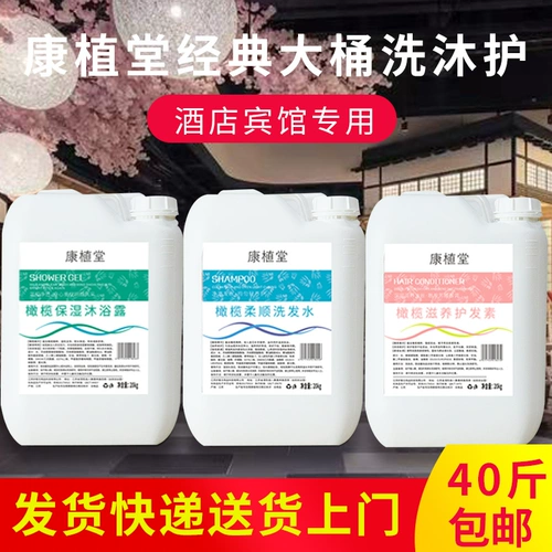 [康植堂大桶散装洗发水沐浴露酒店宾馆发廊浴场专用洗发露40斤装]