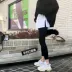 Bà bầu quần legging xuân hè 2019 sách Hàn Quốc mặc quần bút chì chân nhỏ 9 điểm nâng bụng cho bà bầu quần mùa hè thủy triều