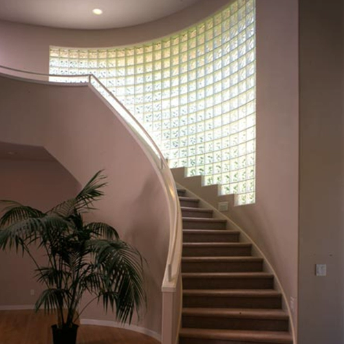 Crystal Orange Peel Everbone Glass Brick Partition фоновая стена кирпичная кирпичная ванная комната прозрачная квадрат