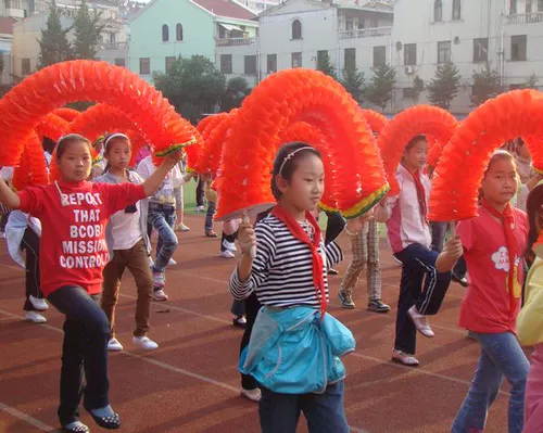 Ручная цветок пять отдеток цветочного кольца рук, передавая опору на большие гимнастические profire