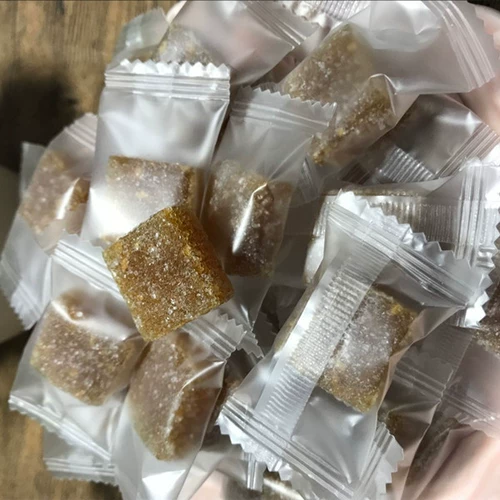 Оригинальный имбирный сахар с имбирным сахаром Хаошан Специальный кокосовый вкус коричневый сахар имбирный имбирный сахар. Случайная закуска 500 г бесплатная доставка