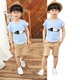 Chàng trai mùa hè ăn mặc 2018 mới của Hàn Quốc phiên bản 2 mùa hè quần áo trẻ em 1 quần áo trẻ em 3 tuổi 5 nữ bé 0 đẹp trai khí phù hợp với thủy triều Phù hợp với trẻ em