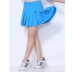 Jinguan thể thao váy ngắn nữ mùa hè Hàn Quốc lụa quần vợt váy thể thao chạy váy quần vuông nhảy nhóm quần áo - Trang phục thể thao