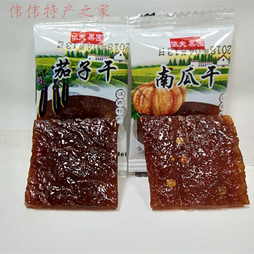 Jiangxi Specialty Yifu Orchard тыква высушенные баклажаны сухой пряный микро острая комбинация 1000 г повседневные закуски бесплатная доставка