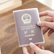 PVC hộ chiếu không thấm nước gói hộ chiếu trong suốt bìa Trung Quốc hộ chiếu trong suốt hộ chiếu bảo vệ bìa hộ chiếu giữ giấy chứng nhận bộ