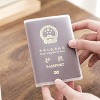 PVC hộ chiếu không thấm nước gói hộ chiếu trong suốt bìa Trung Quốc hộ chiếu trong suốt hộ chiếu bảo vệ bìa hộ chiếu giữ giấy chứng nhận bộ túi đựng giấy tờ