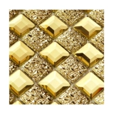 Кварц, глянцевая самоклеющаяся золотая мозаика на стену, европейский стиль