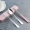 Bộ dao inox ba mảnh sáng tạo đũa đũa sinh viên cầm tay 2 phiên bản Hàn Quốc dài tay cầm dễ thương Hàn Quốc - Đồ ăn tối khay đựng đồ ăn dặm cho bé