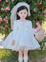 Детское платье девочки цветочницы, свадебное платье