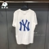 Hàn Quốc mlb tay áo ngắn chính hãng 2019 phiên bản Hàn Quốc mới của áo thun thể thao ny Yankees hoang dã in nam gió nam và nữ nửa tay áo - Áo phông thể thao