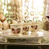 Чайный сервиз, высококлассный комплект, кофейный послеобеденный чай, чашка, европейский стиль, легкий роскошный стиль