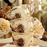 Чайный сервиз, высококлассный комплект, кофейный послеобеденный чай, чашка, европейский стиль, легкий роскошный стиль