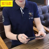 Летняя одежда, эластичная футболка polo, короткий рукав, в корейском стиле